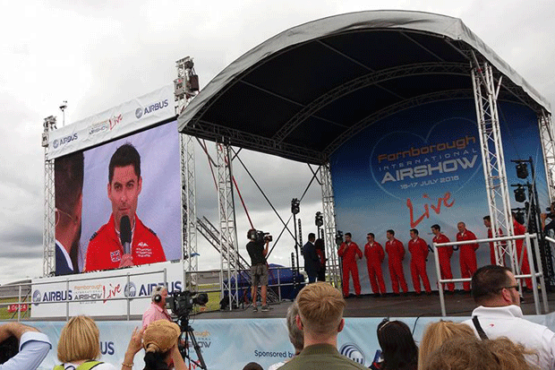 Farnborough Air SHow - Bespoke Stage